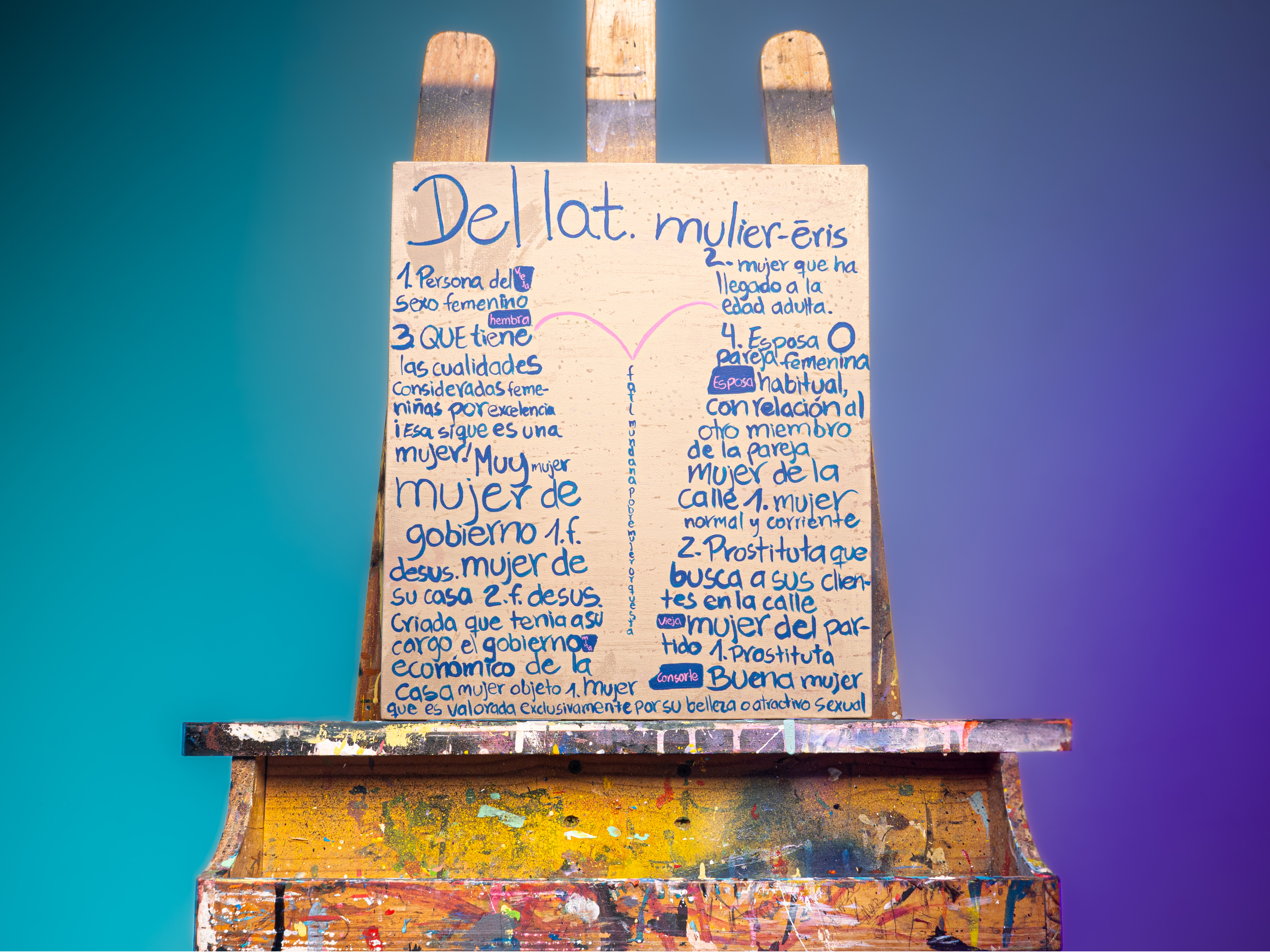 Obra 1 de Papel Rayado